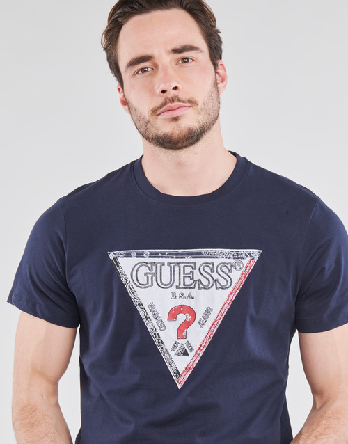 Guess - TRIESLEY CN SS TEE - Marine