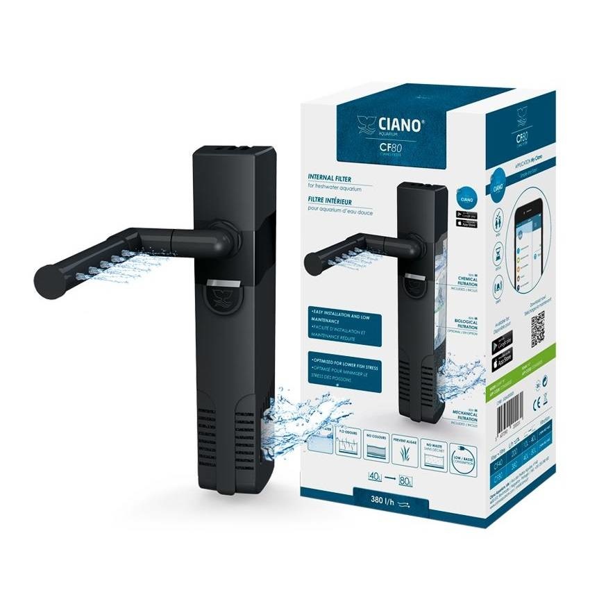 Ciano CF80 binnenfilter | Hoogwaardig systeem voor kleine aquaria