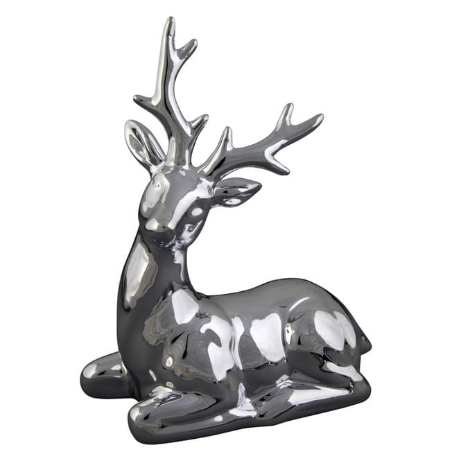 Hirsch - aus Keramik - ca. 11 x 5 x 13,5 cm - 1 Stück