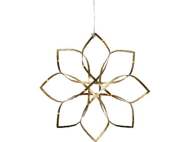 Star Trading Hänger Dekoration Amaze, 48 LEDs, 40 cm, Gold LED Dekoration