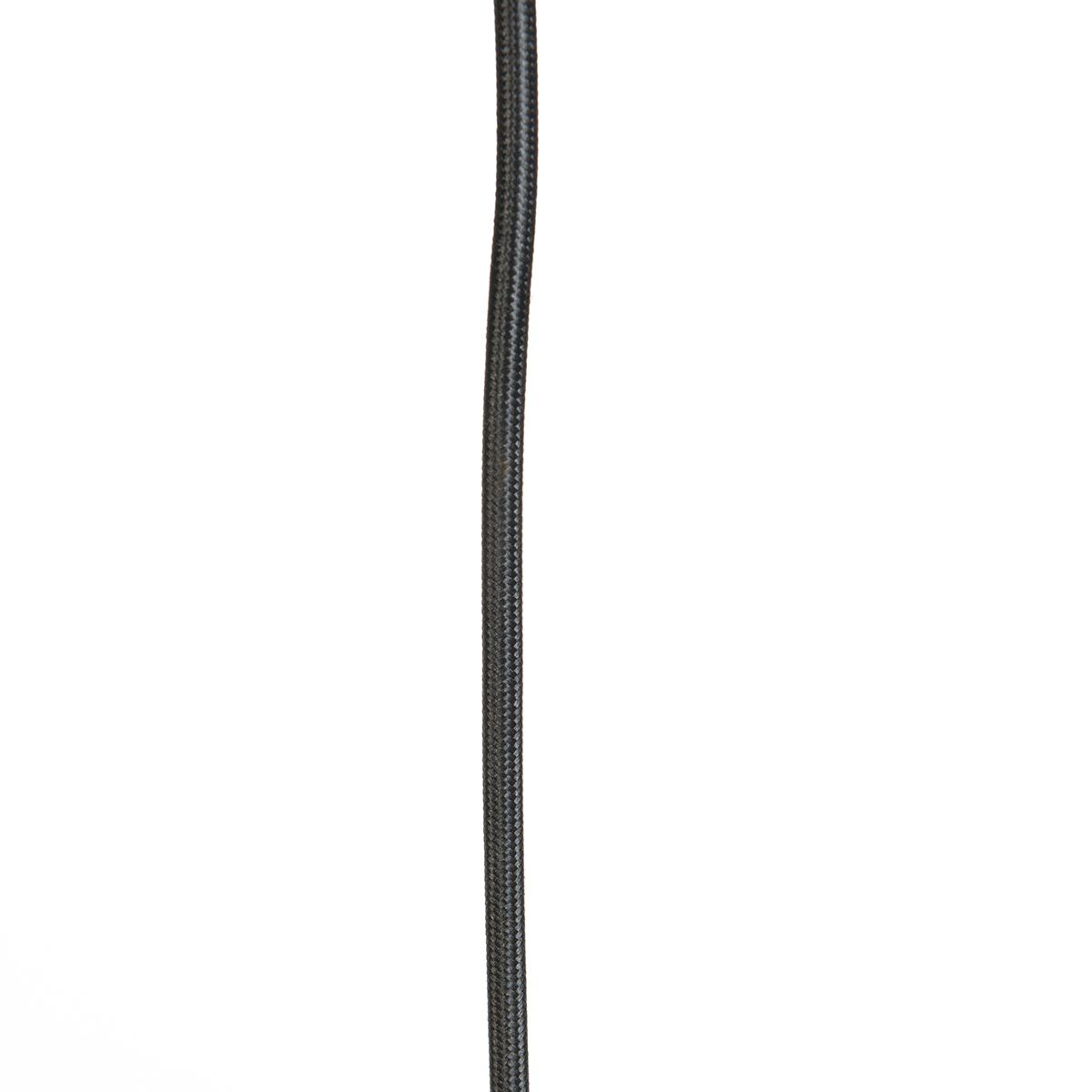 Design hanglamp zwart incl. rail adapter 3-fase - 3-Phase Tuba small