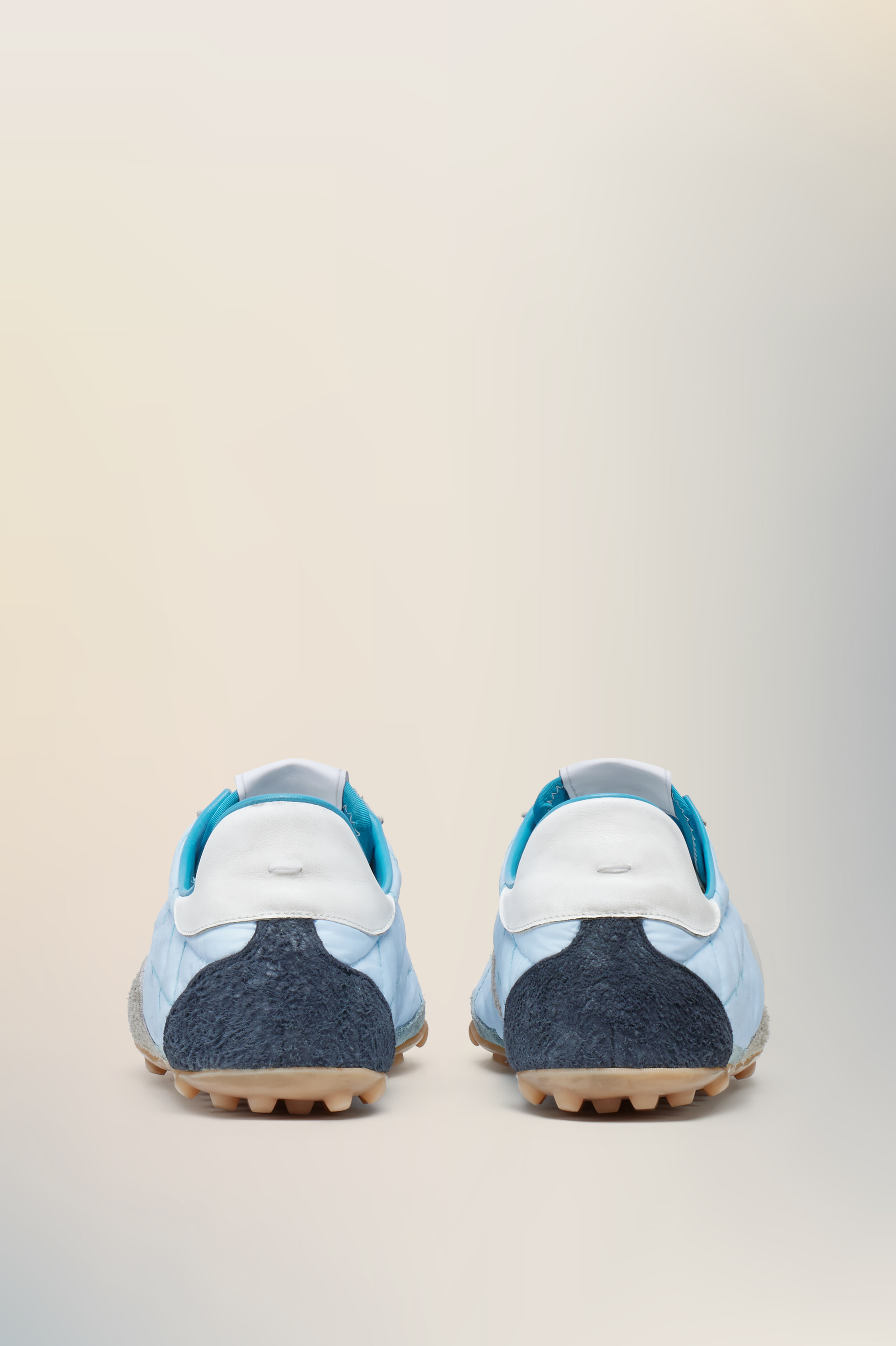 Baskets Sprinters gris pour homme Bleu et blanc