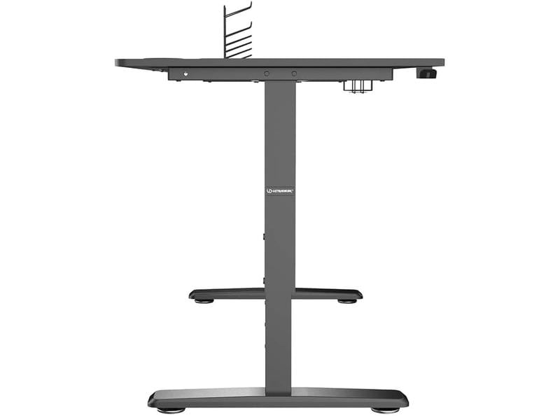 Ultradesk Gaming Tisch Cruiser Rot Stabiler Gaming-Tisch für bis zu drei Monitore