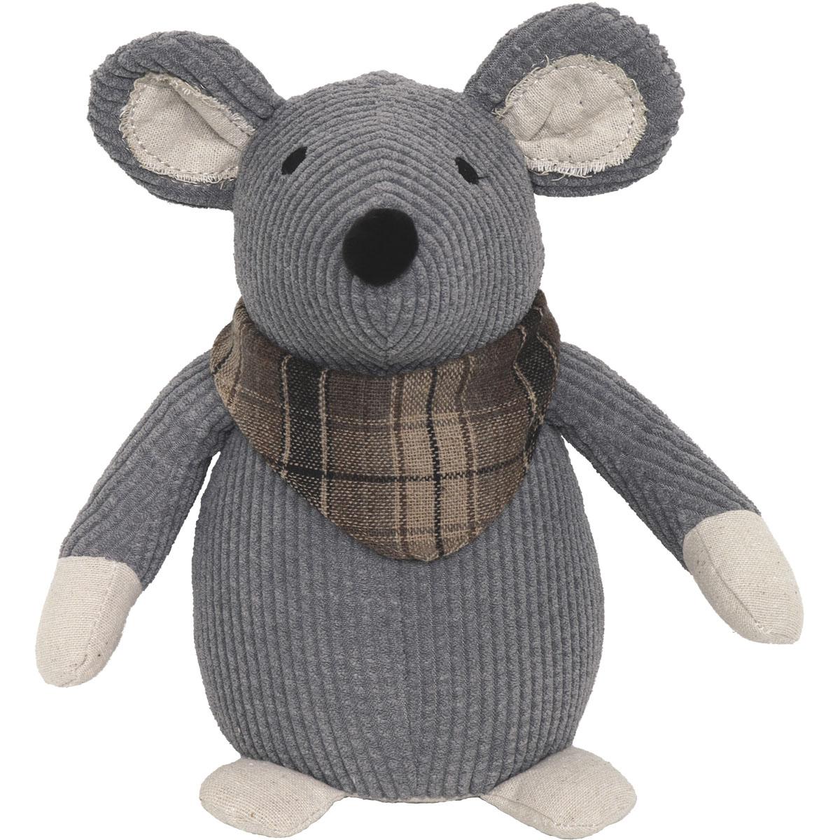 BUTEE PORTE FORME SOURIS GRIS