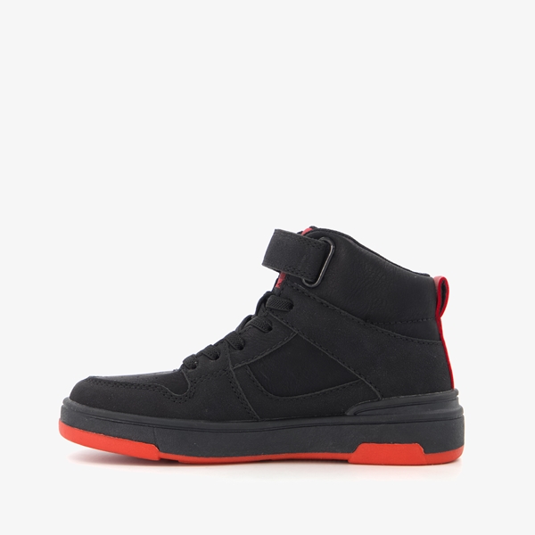 Blue Box hoge jongens sneakers zwart met ster