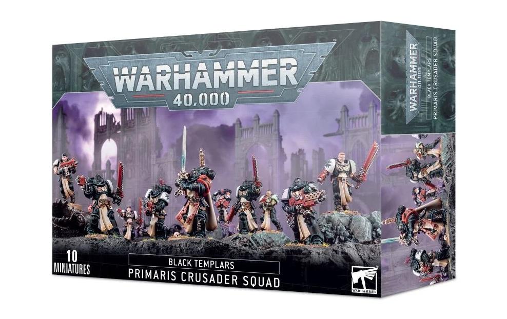 Figurenset Warhammer Black Templars Primaris Crusader SquadWarhammer 40.000 Black Templars Primaris Kreuzfahrertrupp