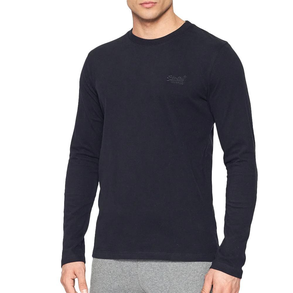 Superdry T-shirt Manches Longues Marine Homme Superdry M6010550A-02A