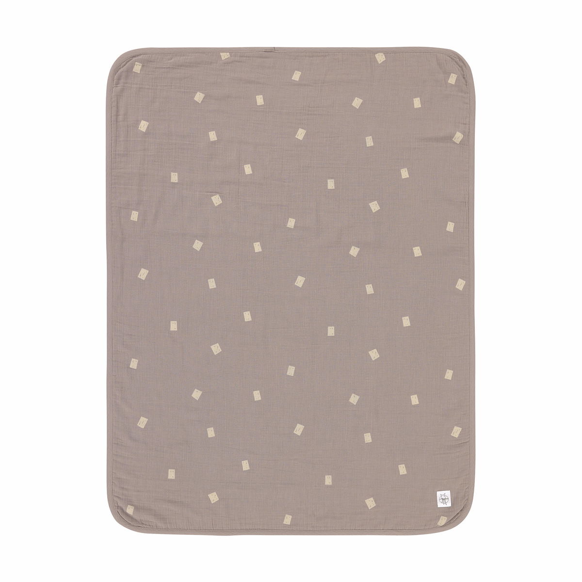 LässigLässig   Muslin Babydecke spots taupe