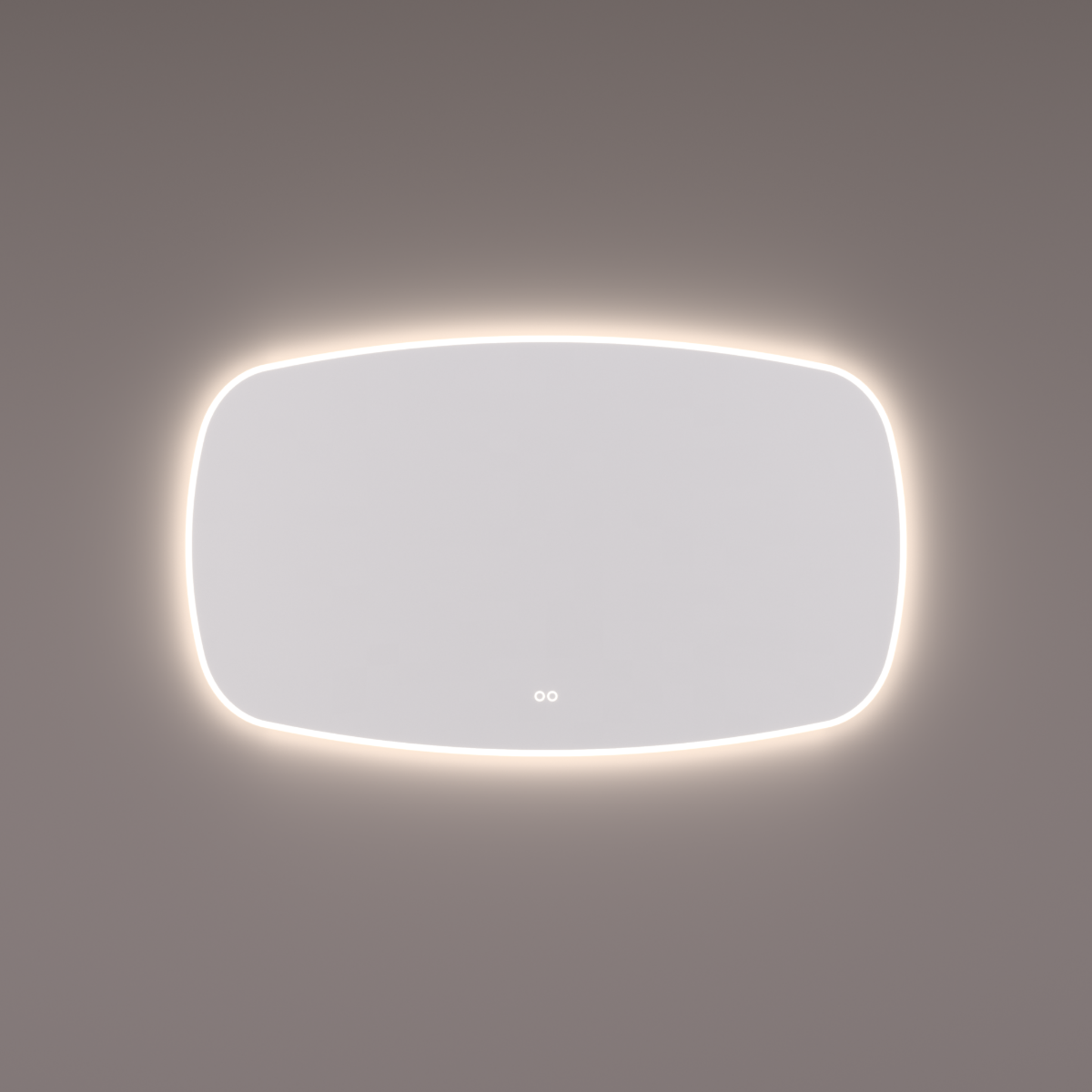Hipp Design 19000 deens ovale spiegel 100x65cm met LED verlichting en verwarming