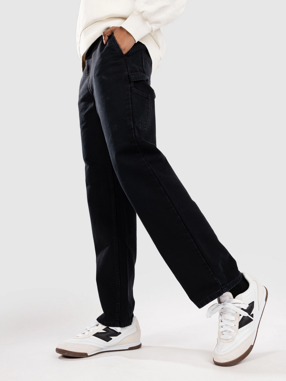 Carhartt WIP Pierce Straight Pants black stone canvas