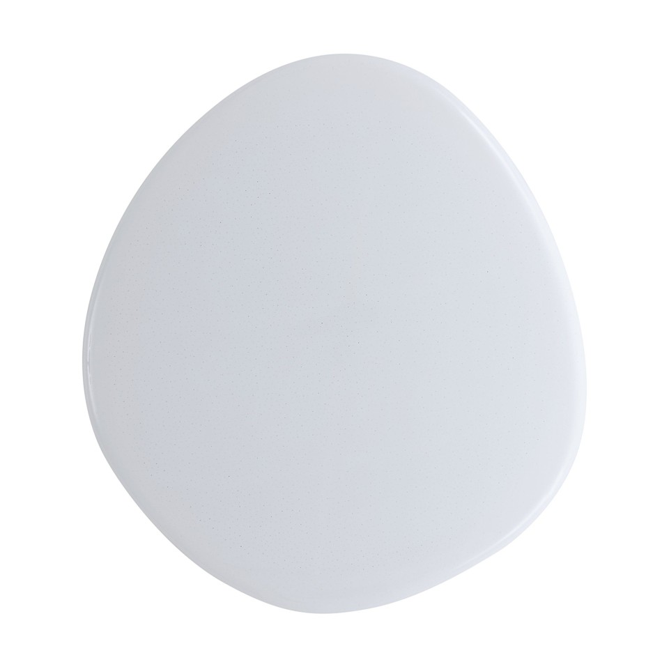 EGLO - Sileras-Z plafond hvid m/krystaleffekt Ø60 - RGB + TW - Zigbee, Bluetooth