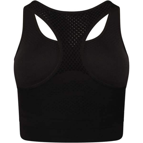 Brassière running DARE 2B DONT SWEAT IT BRA BLACK/BLACK