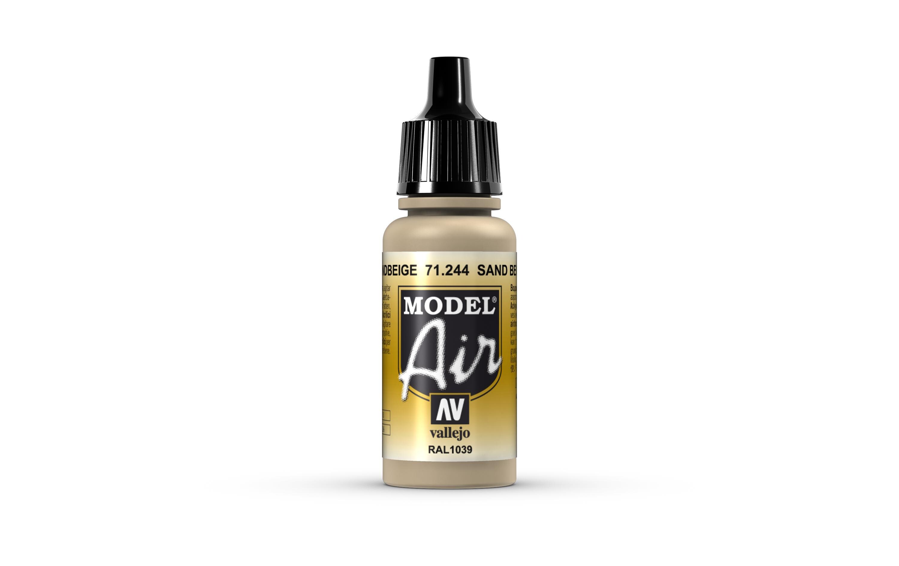 Airbrushfarbe Camouflage Sandbeige RAL 1039 17 mlAcryl Model Air Color für Airbrush