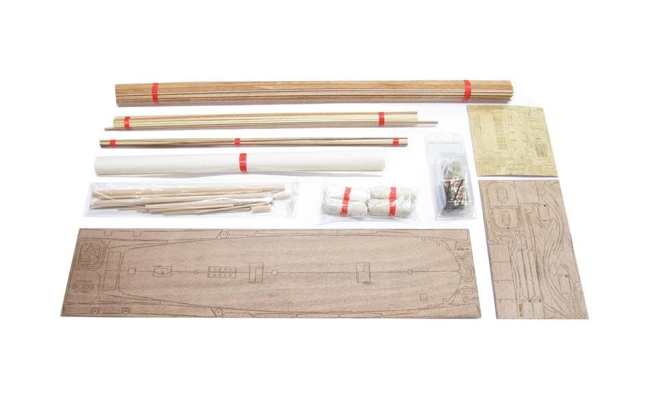 Bausatz Segelschiff HMS Bounty, 780 mm 1:50<br>Detailgetreuer Segelschiff Modellbausatz