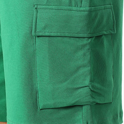 Ensemble Tee Shirt Et Short Jogging Vert