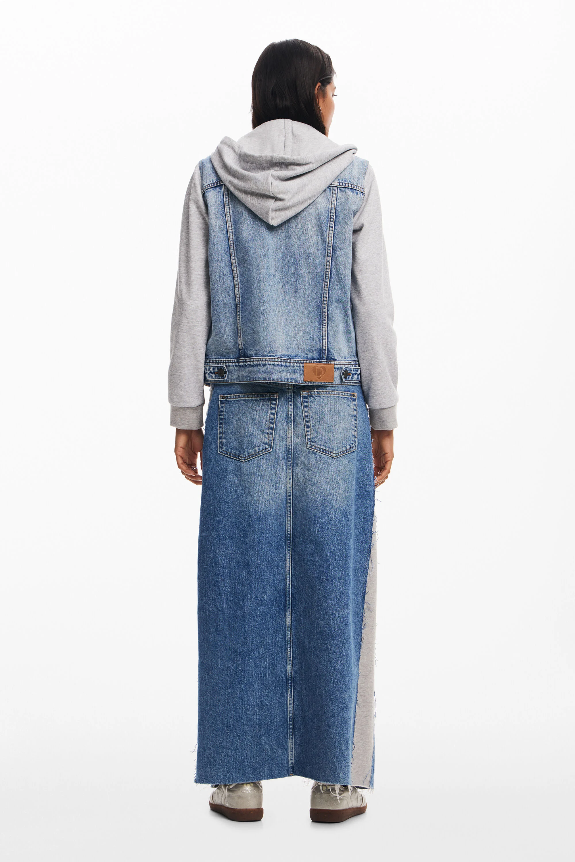 Jaqueta jeans estilo caminhoneiro