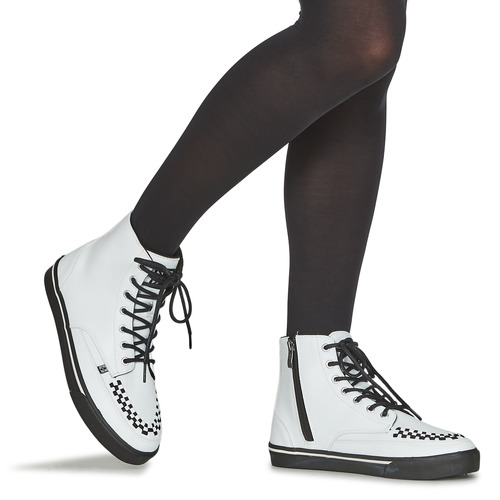 TUK - CREEPER SNEAKER HI - Blanc