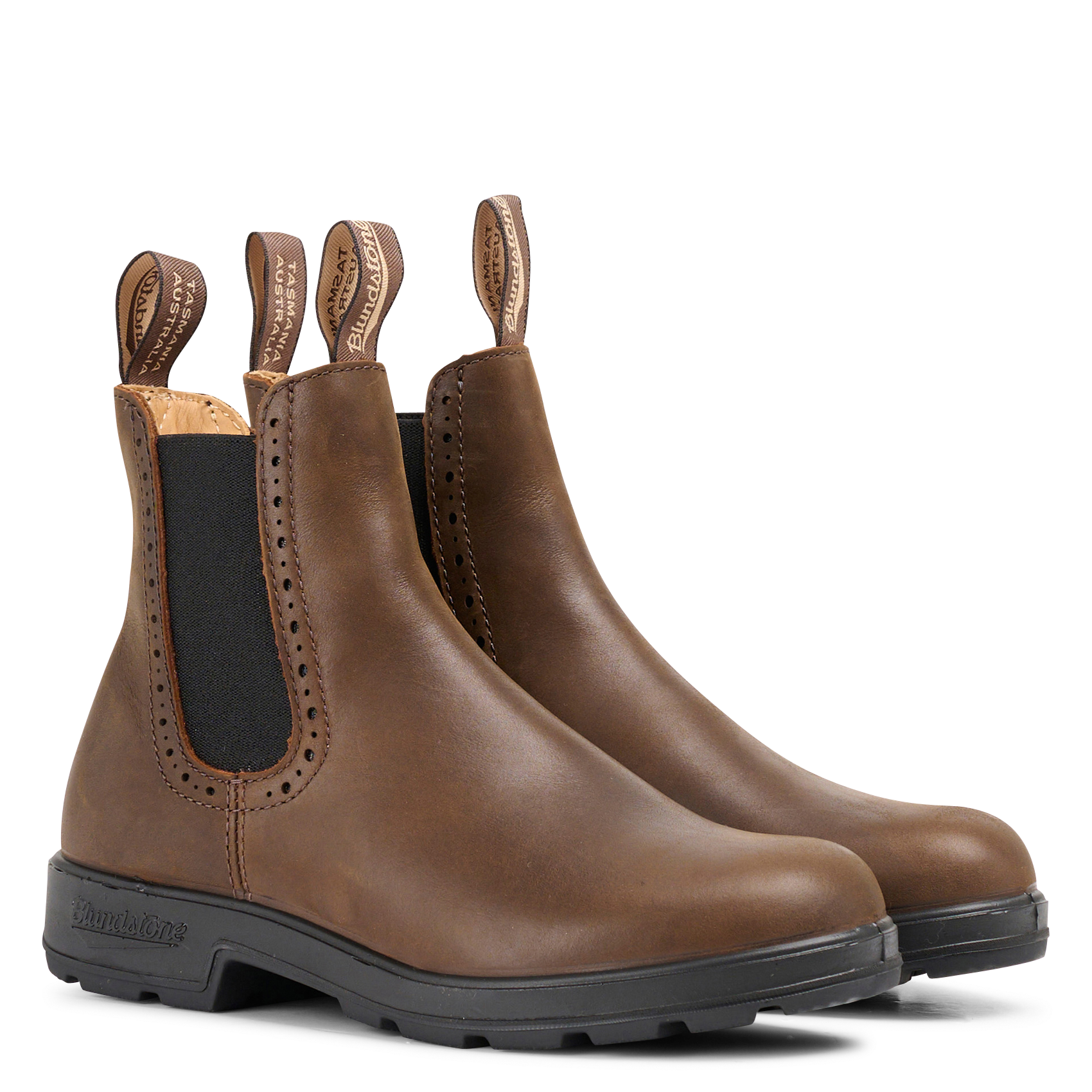 HIGH TOP CHELSEA - Boots en cuir mélangé | Marron