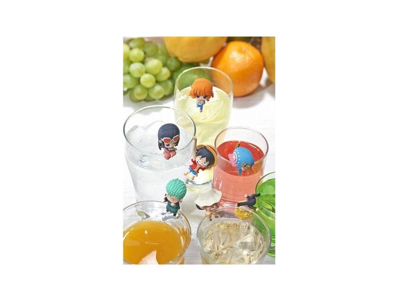 Megahouse Glasmarkierer: Tea Time of Pirates 8 Stk. Niedliche Sammelfiguren