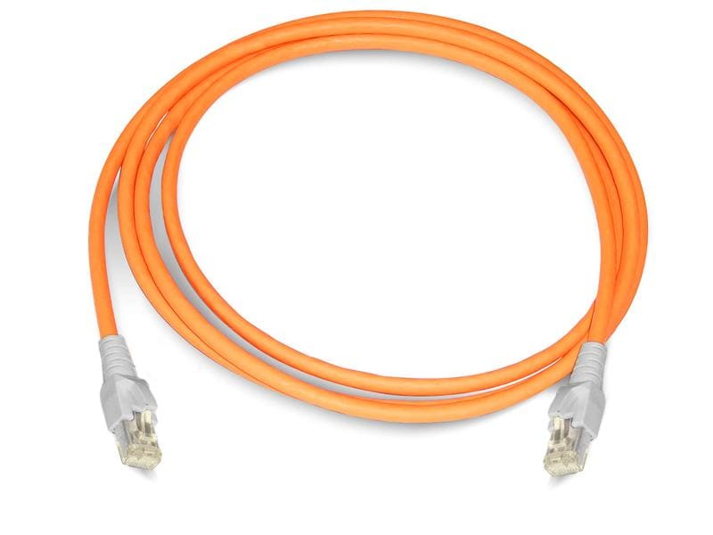 Dätwyler IT Infra Patchkabel  Cat 6A, S/FTP, 40 m, Orange Dätwyler ölbeständige (PUR) Patchkabel