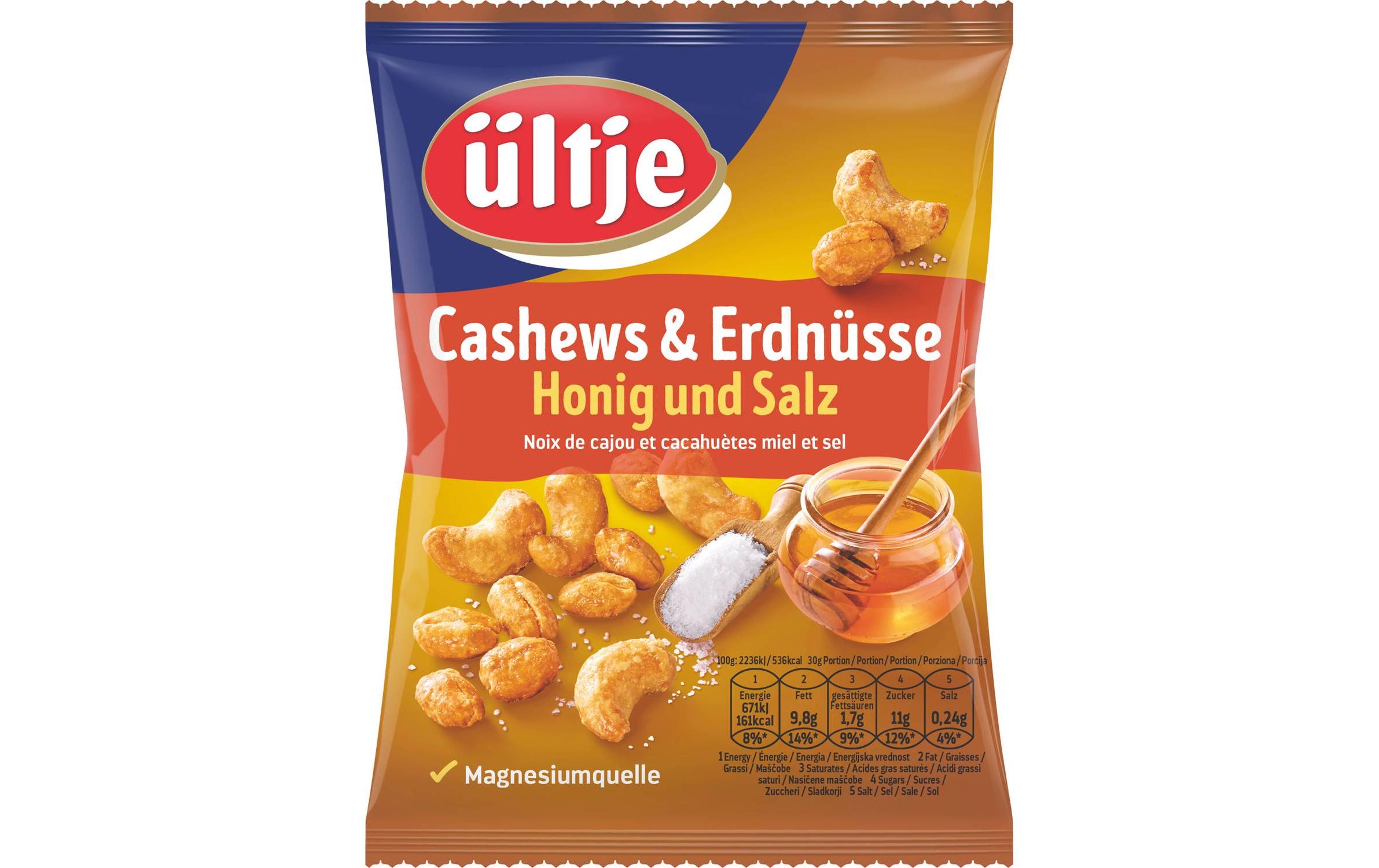 Apéro Cashews & Erdnüsse mit Honig und Salz 200 gCashew-Erdnuss-Mix mit Honig und Salz