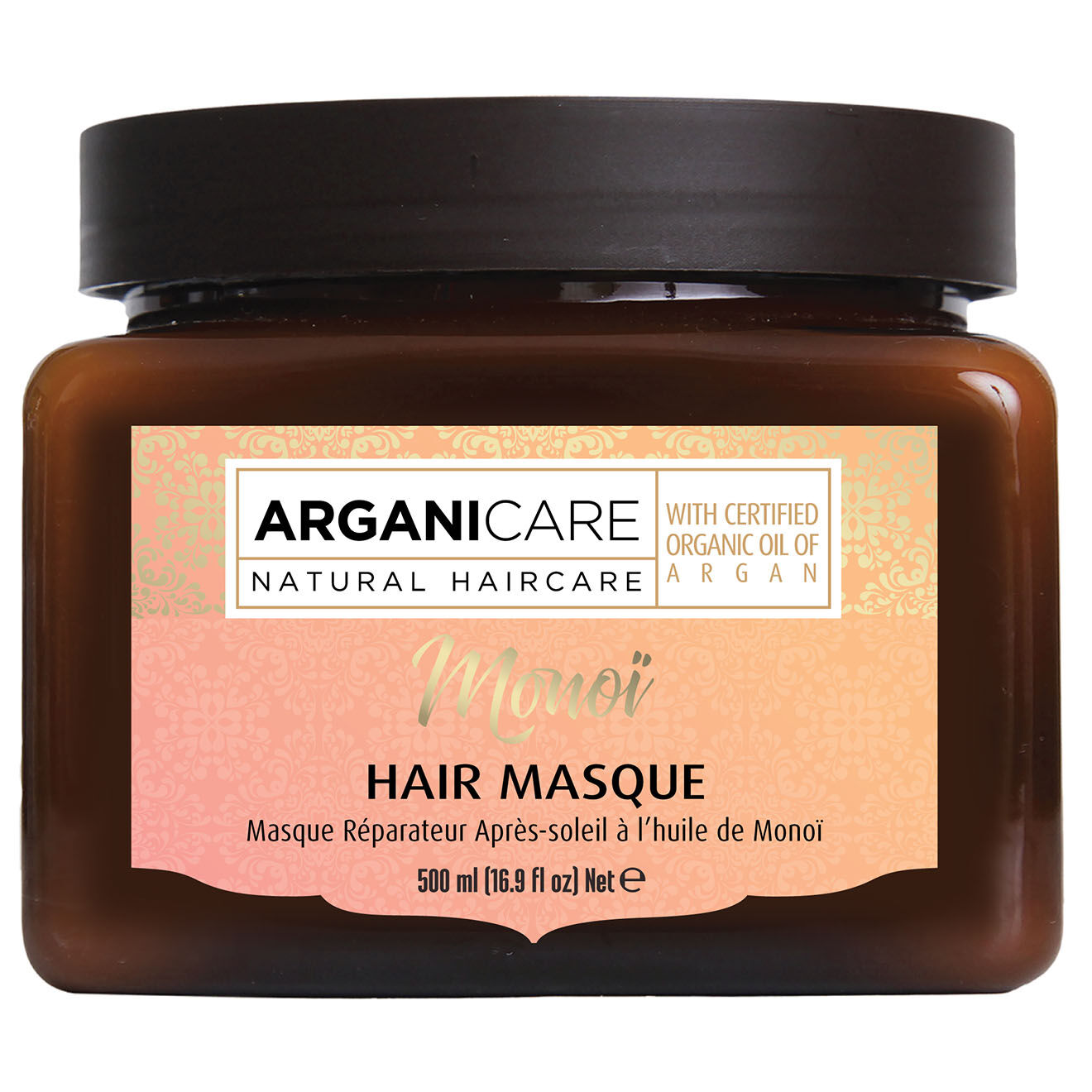 Arganicare Masque réparateur après-soleil à l'Huile de Monoï - 500 ml