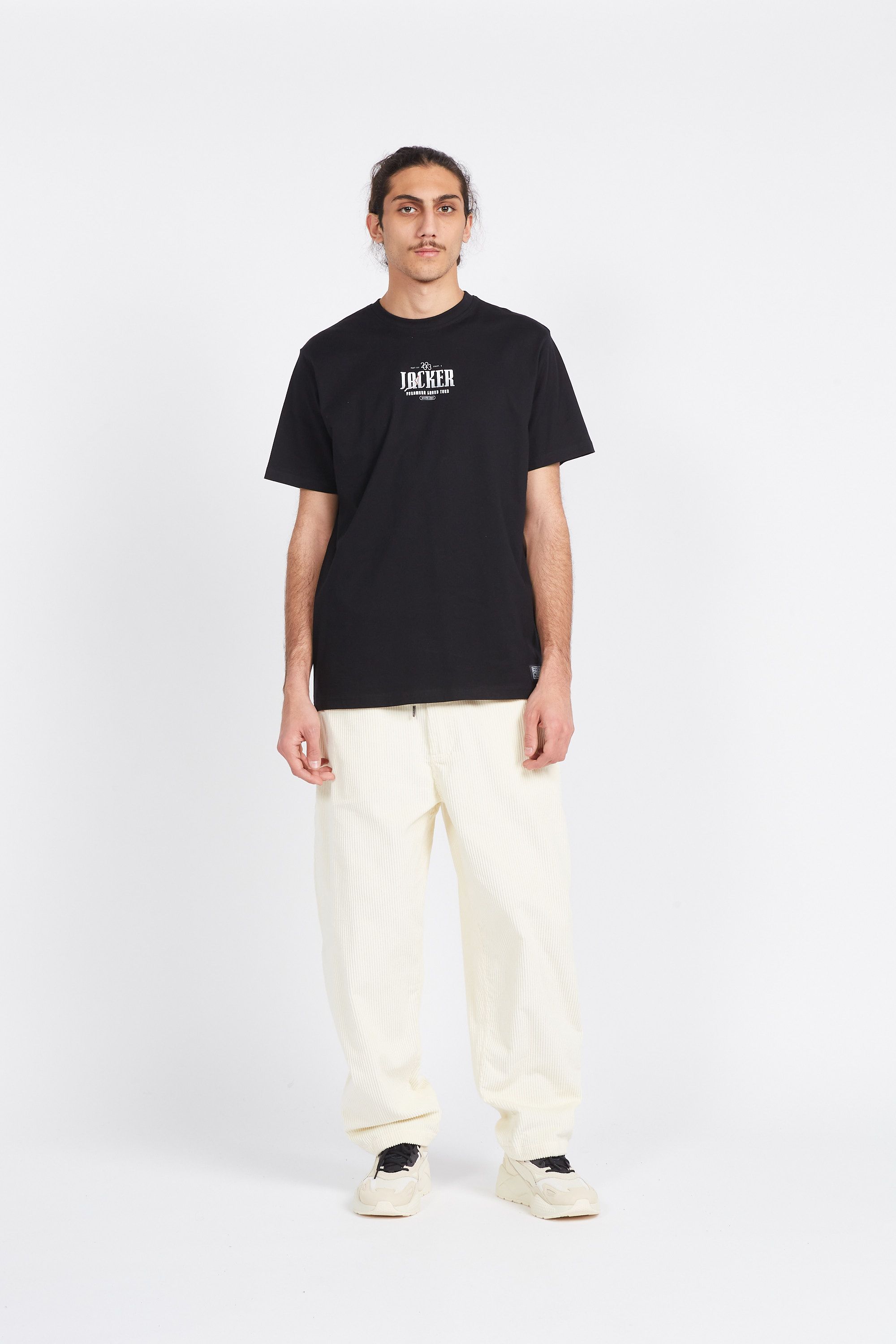 JACKER Jean Nostalgia Corduroy Baggy Beige