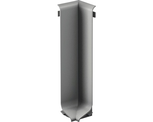 Binnenhoek voor aluminium plint titanium 11x60 mm (1 st.)