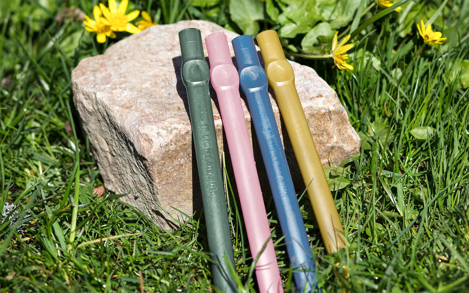 LightMyFire ReStraw Trinkhalme aus Bioplastik (4er Set)
