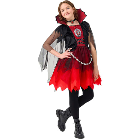 Halloween vampyrkjole kostume str. 140