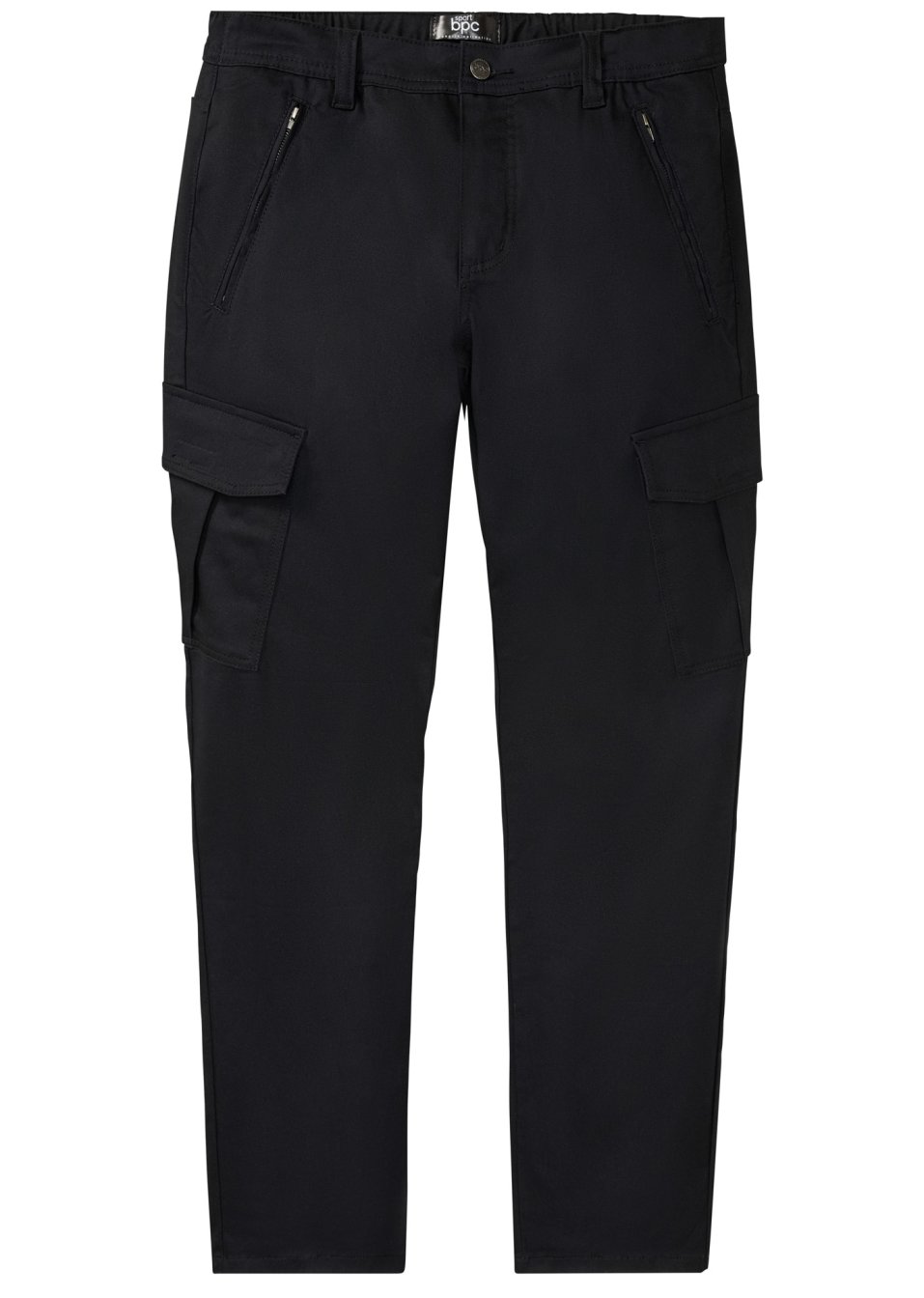 Pantalon fonctionnel étanche en twill extensible avec poches cargo, Straight