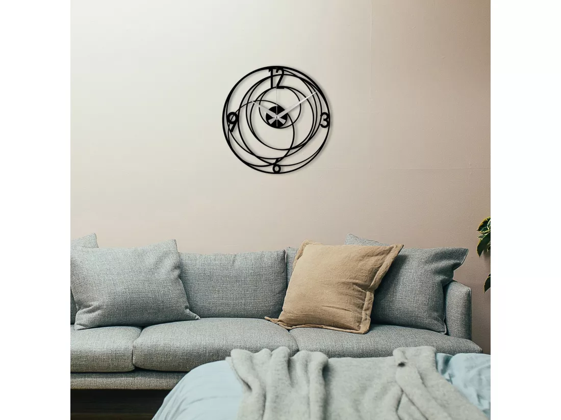 Horloge décorative murale METAL 