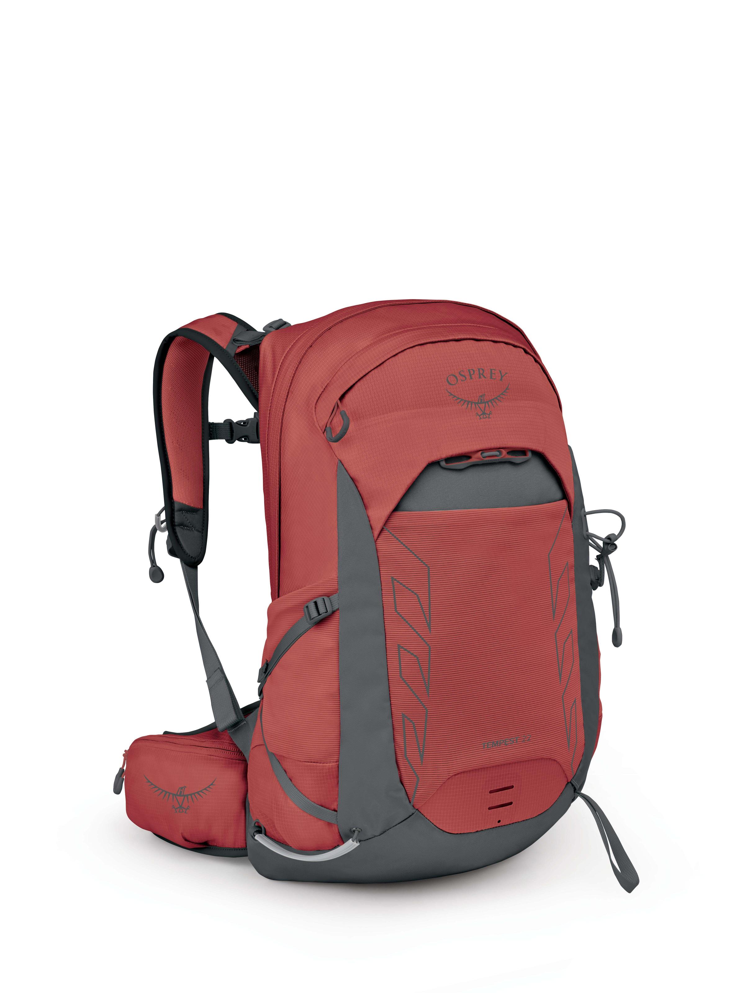Osprey Tempest 22 Red pampas Coal Grey
