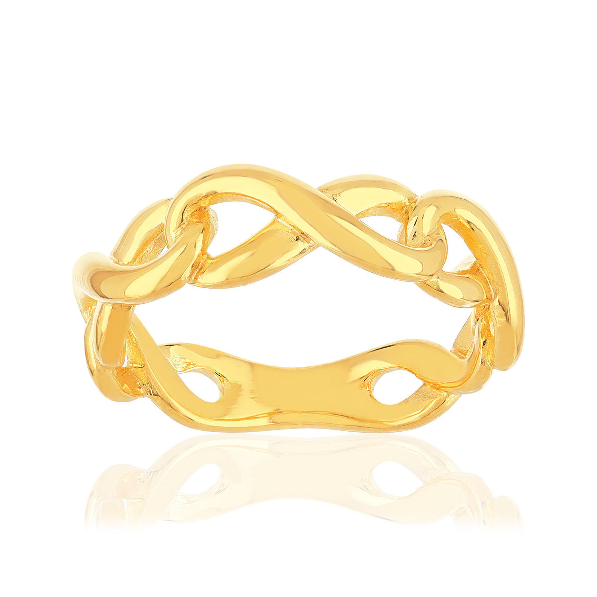 Bague plaqué or jaune