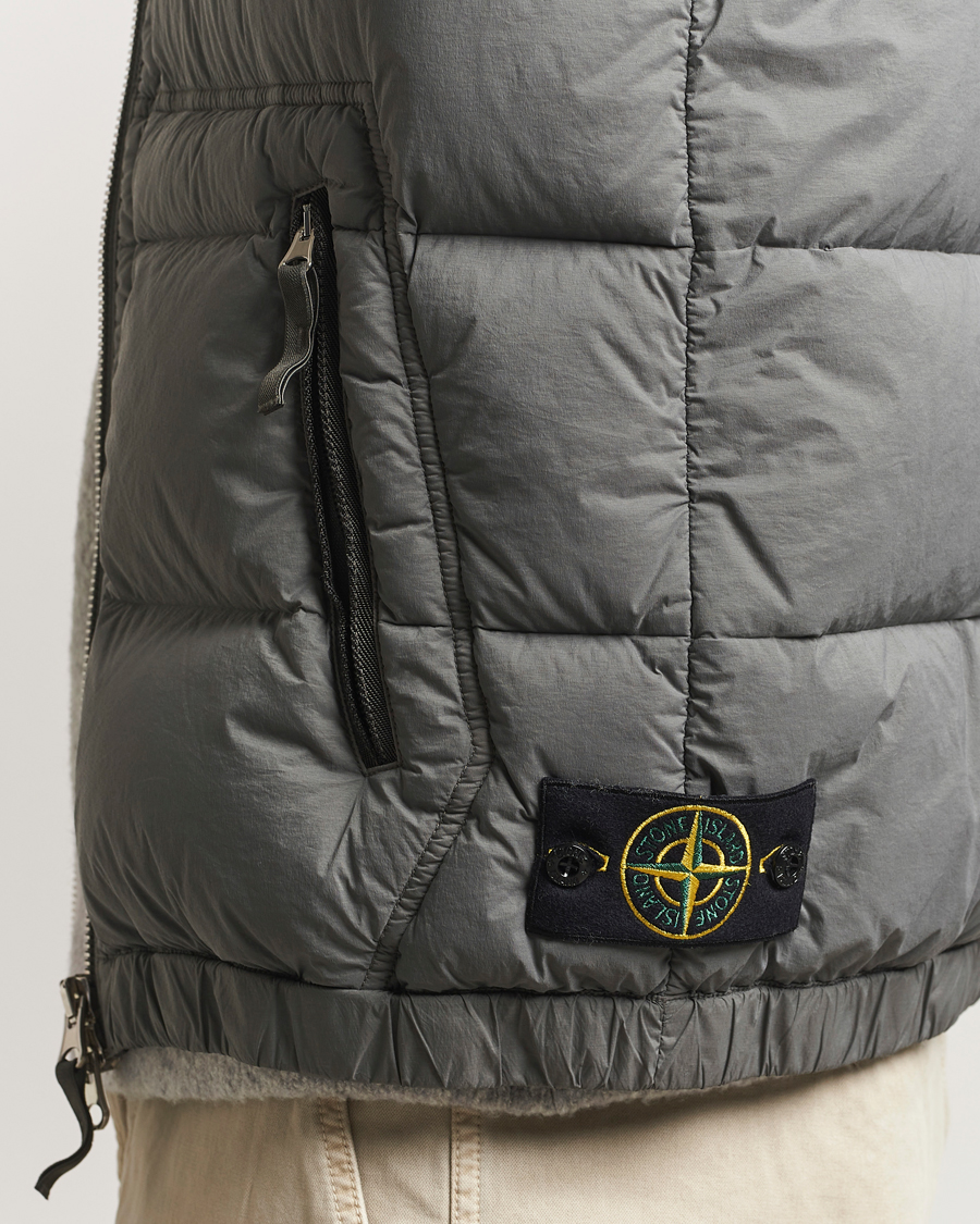 Stone Island Seamless Tunnel Nylon Down Vest Cement