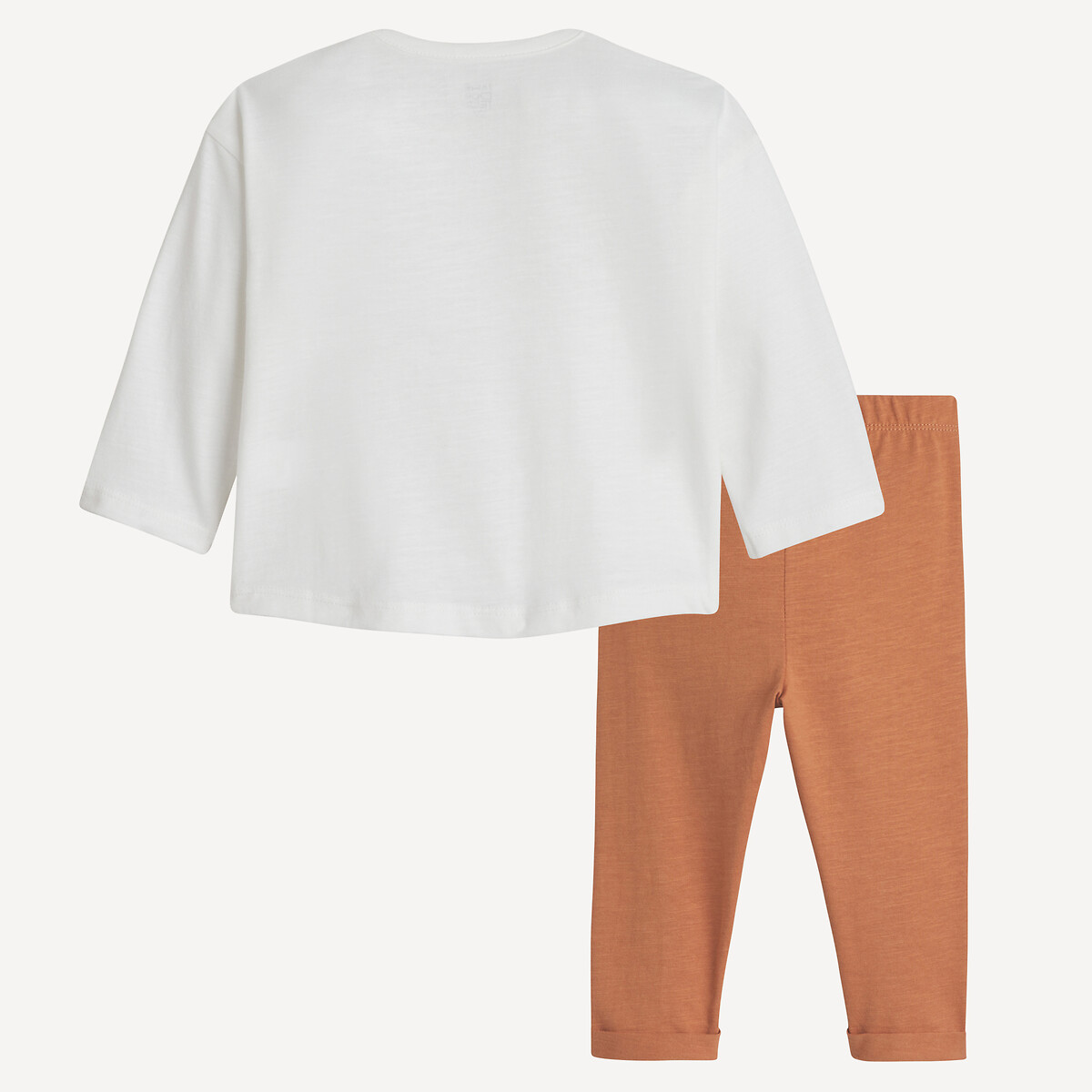 COLEÇÃO LA REDOUTE<br>Conjunto de 2 peças, camiseta e leggings