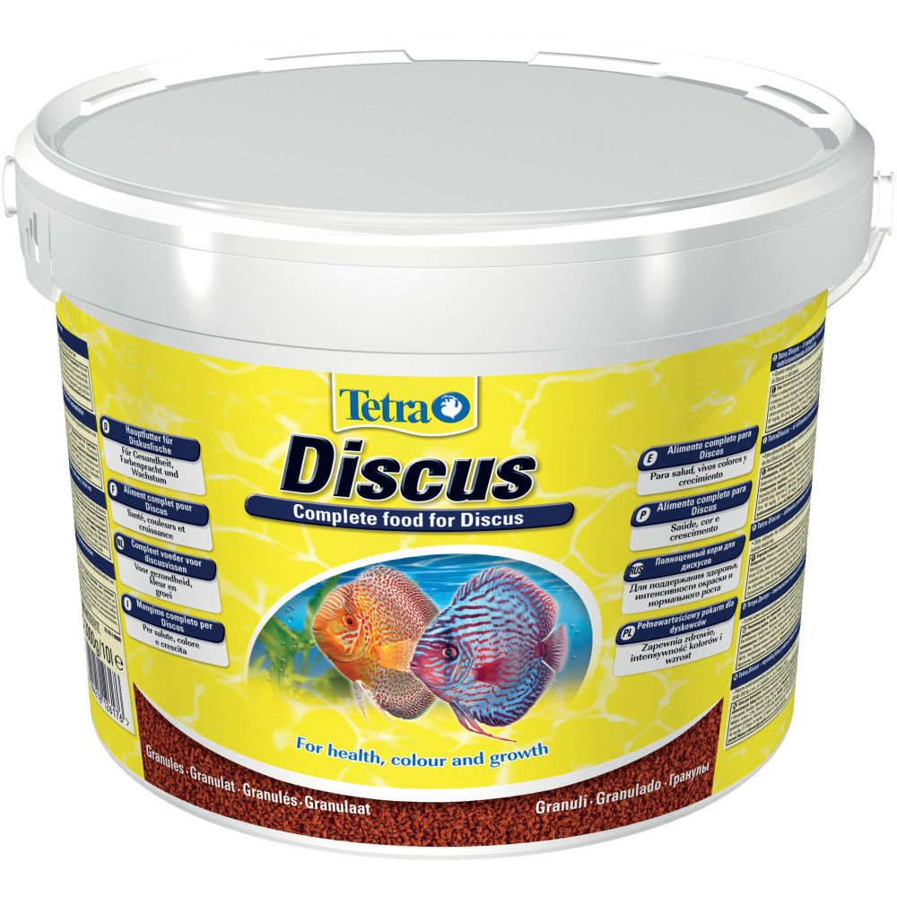 Discus 3 kg - 10 l granulés pour les discus et grand poissons d'ornement