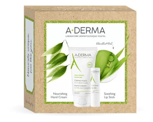 A-Derma Hand & Lip Gaveæske - 1 stk.