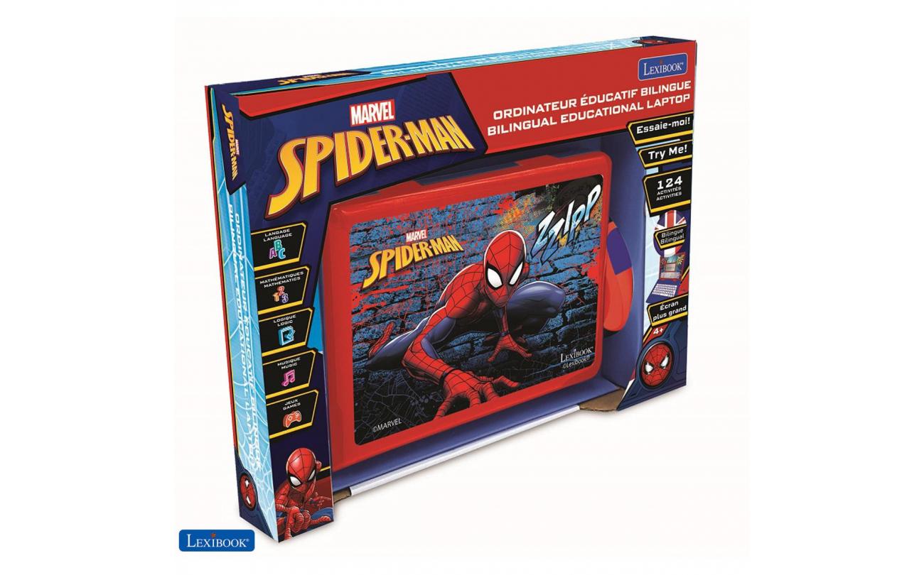 Spider-Man laptop met 62 activiteiten (NL/FR)