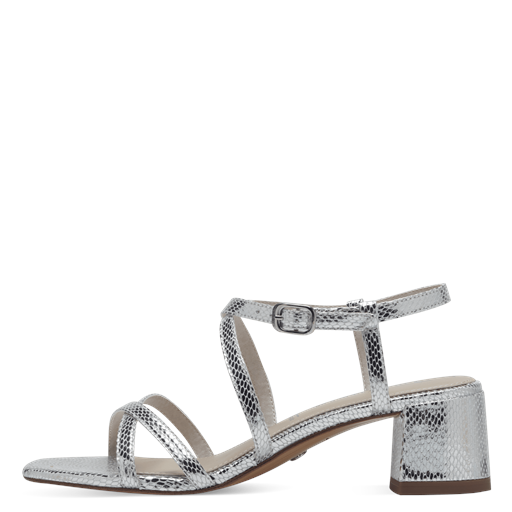 Tamaris Højhælede Sandaler, Silver Struct., 38