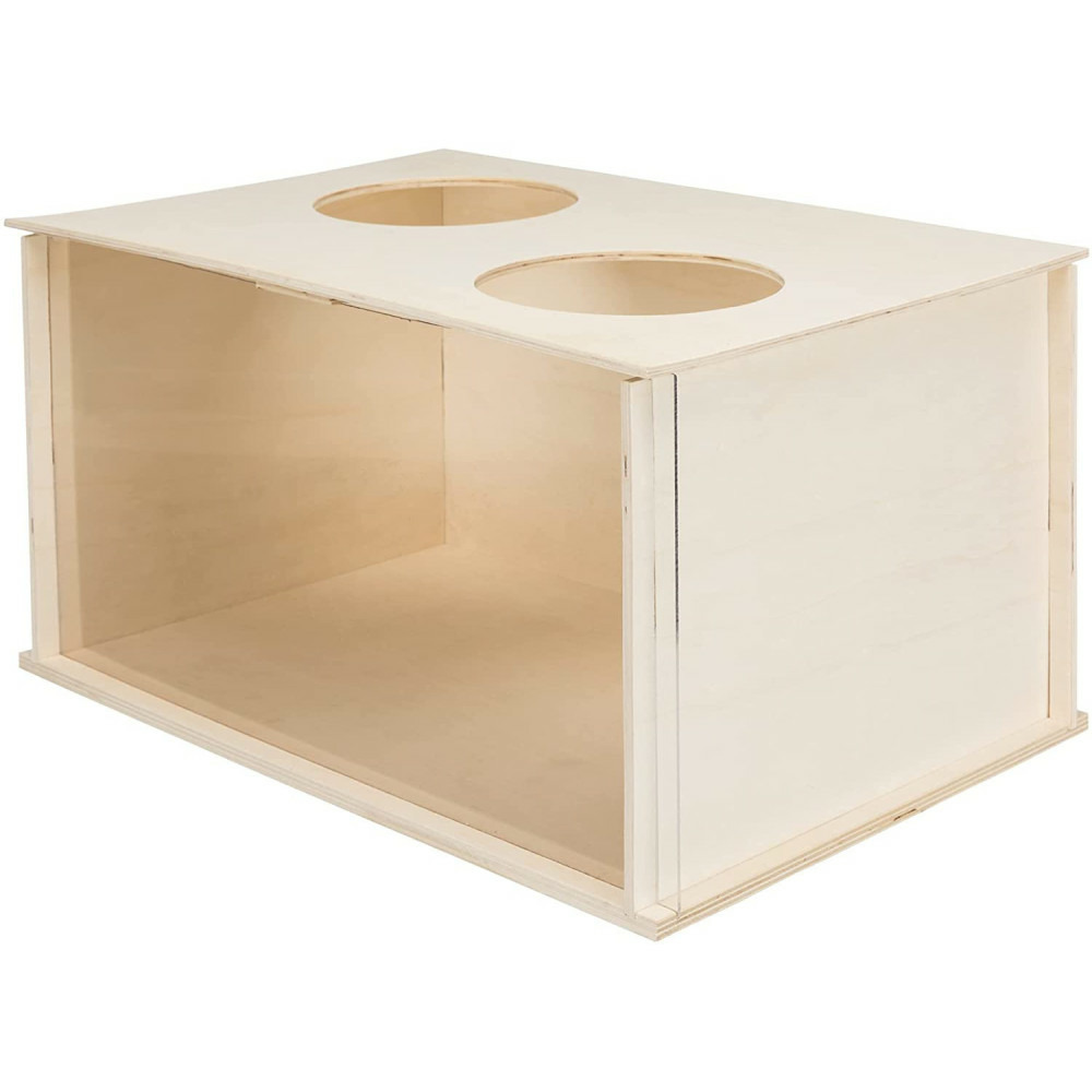 Boite à fouiner pour lapins 58 × 30 × 38 cm