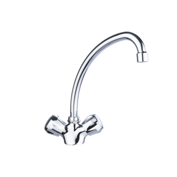 Atlantic keukenkraan Thomas 2-knops chroom