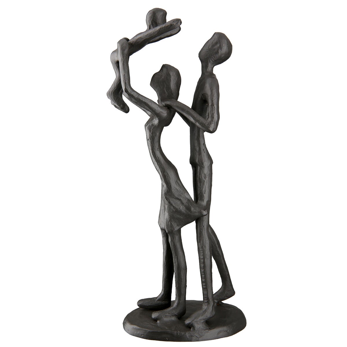 Sculptuur Gilde Decoratie Hoogte 20cm Breedte 9cm Bruin IJzer