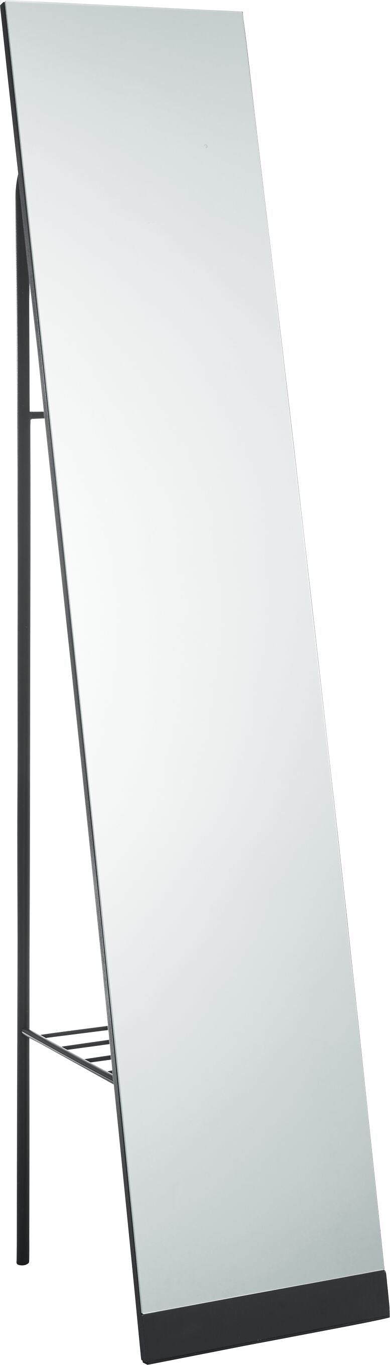 HANNAH Spiegel - Schwarz / B: 30.0 cm x T: 39.0 cm x H: 147.5 cm