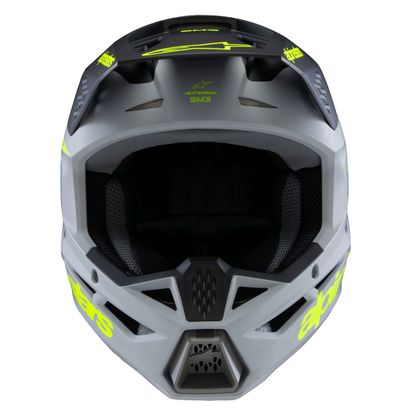 Casque cross Alpinestars SUPERTECH S-M3 - RADIUM - ENFANT - Gris / Noir