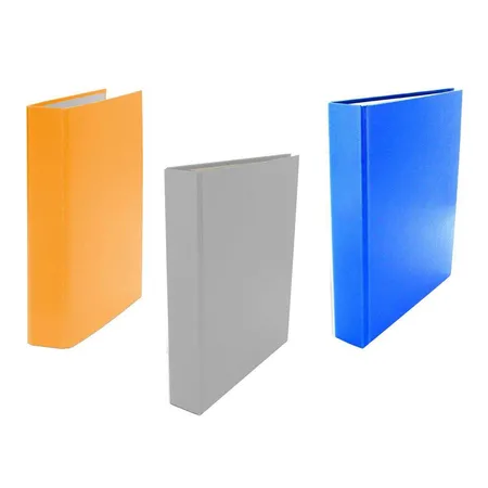 Livepac Office Ringbuch DIN A5, 2-Ring, 3 Stück, je 1x in hellblau, grau und orange