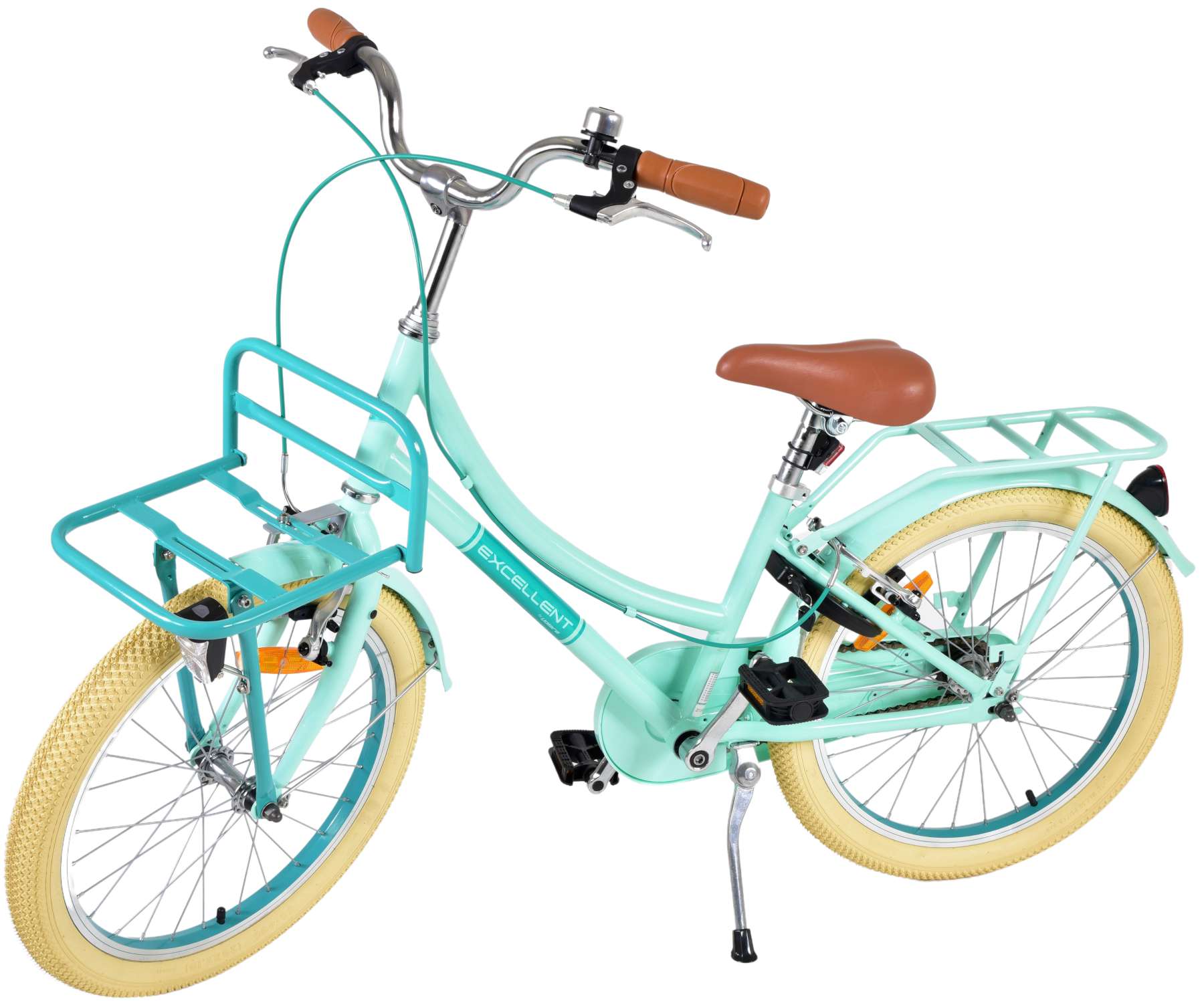 TPFSports Excellent Kinderfahrrad - Mädchen - 20 Zoll - Rücktritt + Handbremse - Rosa