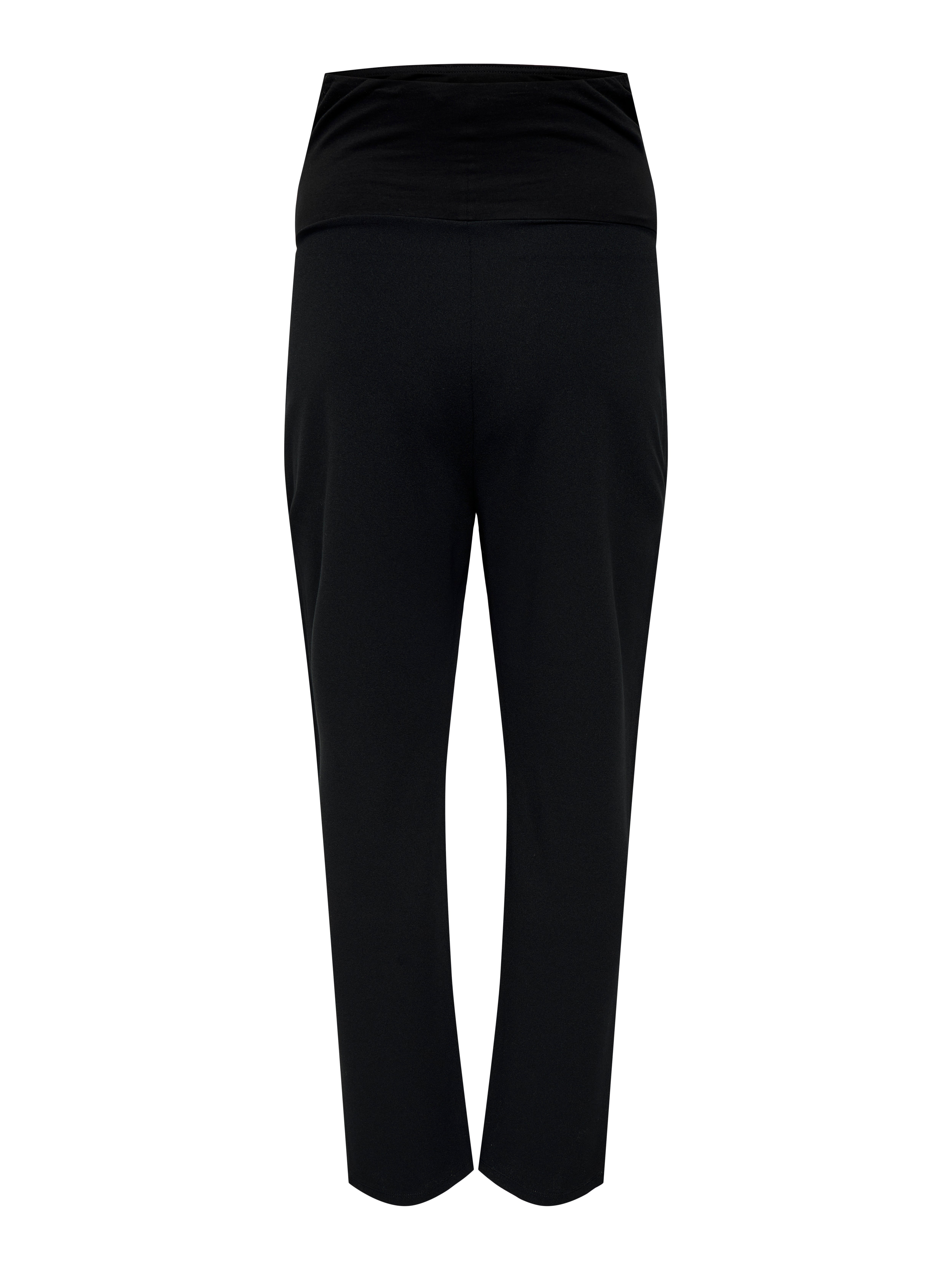 OLMSANIA Normal geschnitten Hose mit weitem Beinschnitt Black