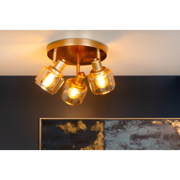 Lucide plafonspot Bjorn Ø38 cm goud