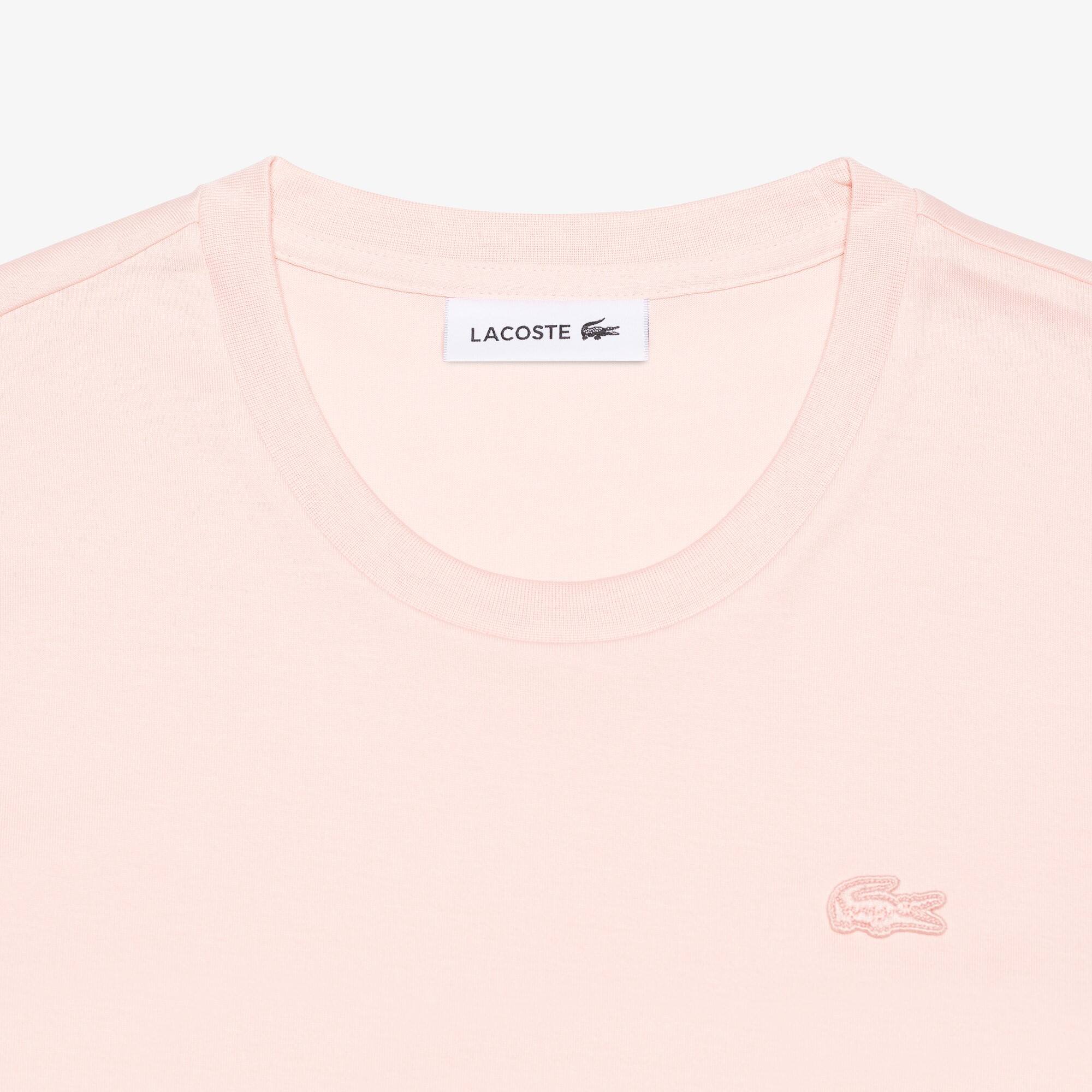 Damen-T-Shirt mit Rundhals aus Baumwolle T-Shirts - Rosa - Lacoste - Damen